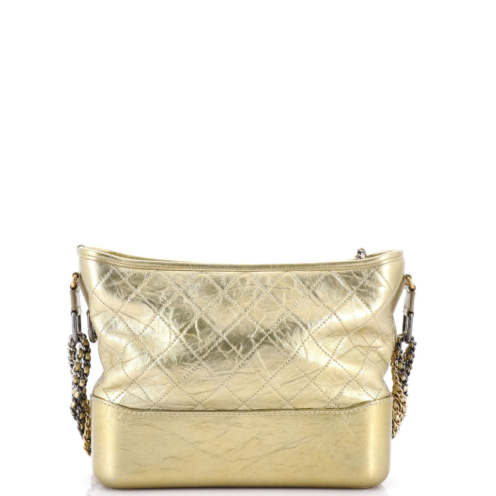 Gabrielle Hobo Quilted Aged Calfskin Medium