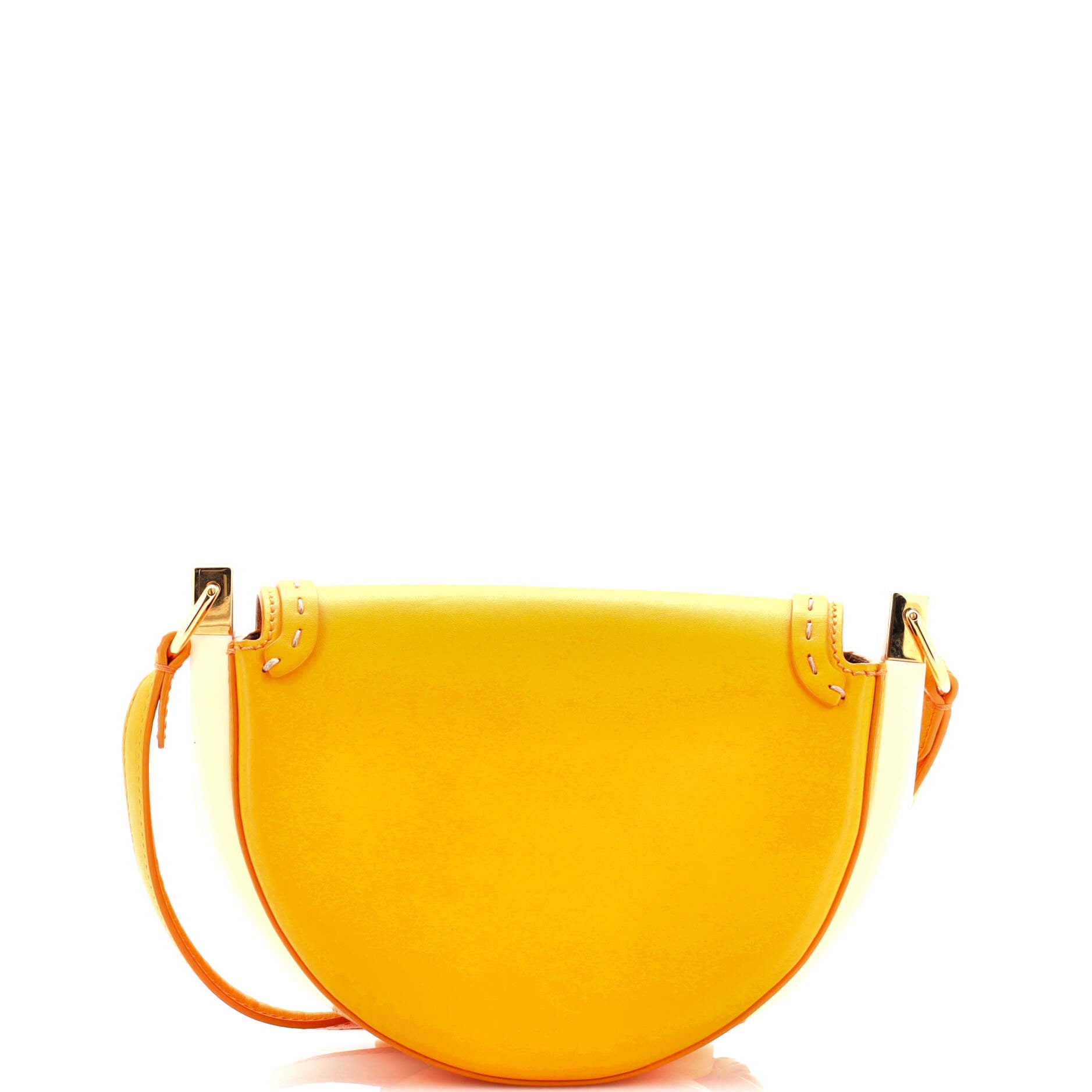 Moonlight Flap Bag Leather with Plexiglass Detail
