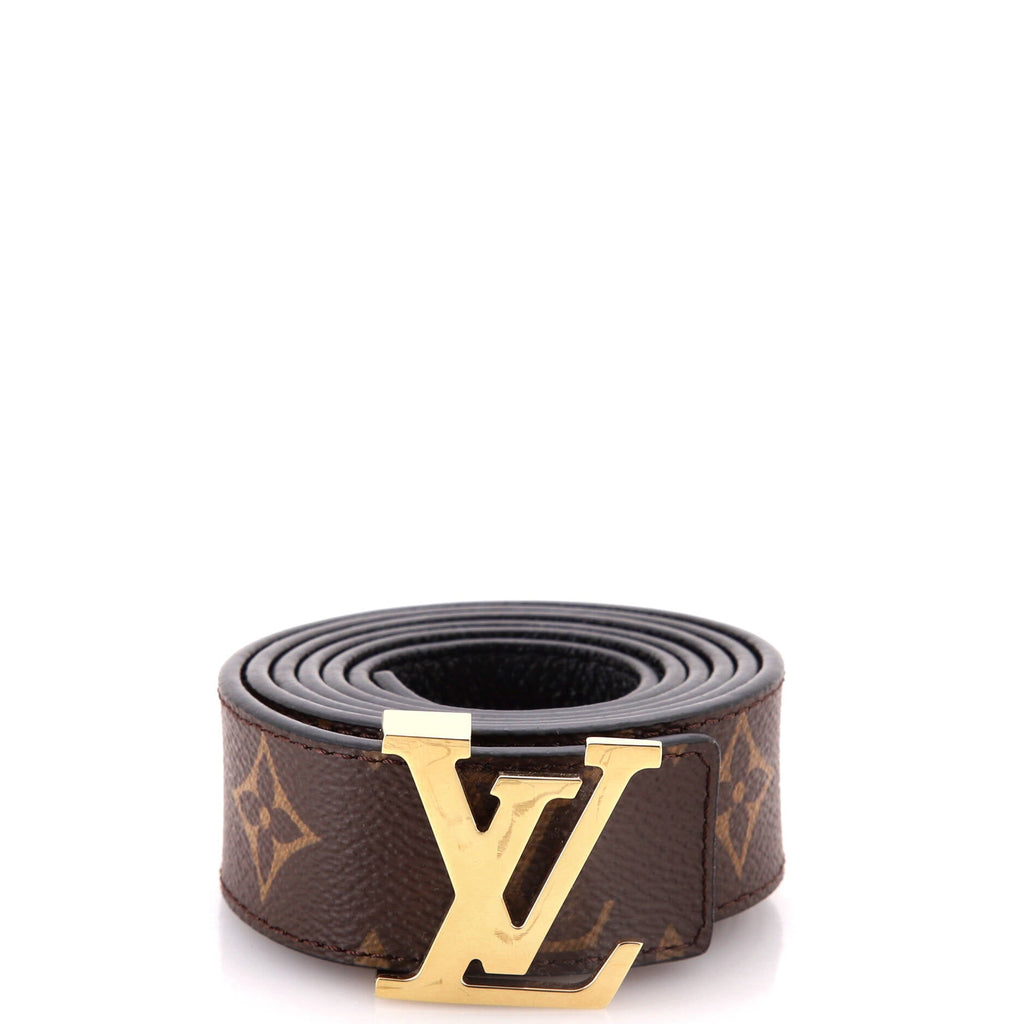 LV Initiales Belt Monogram Canvas Thin 95