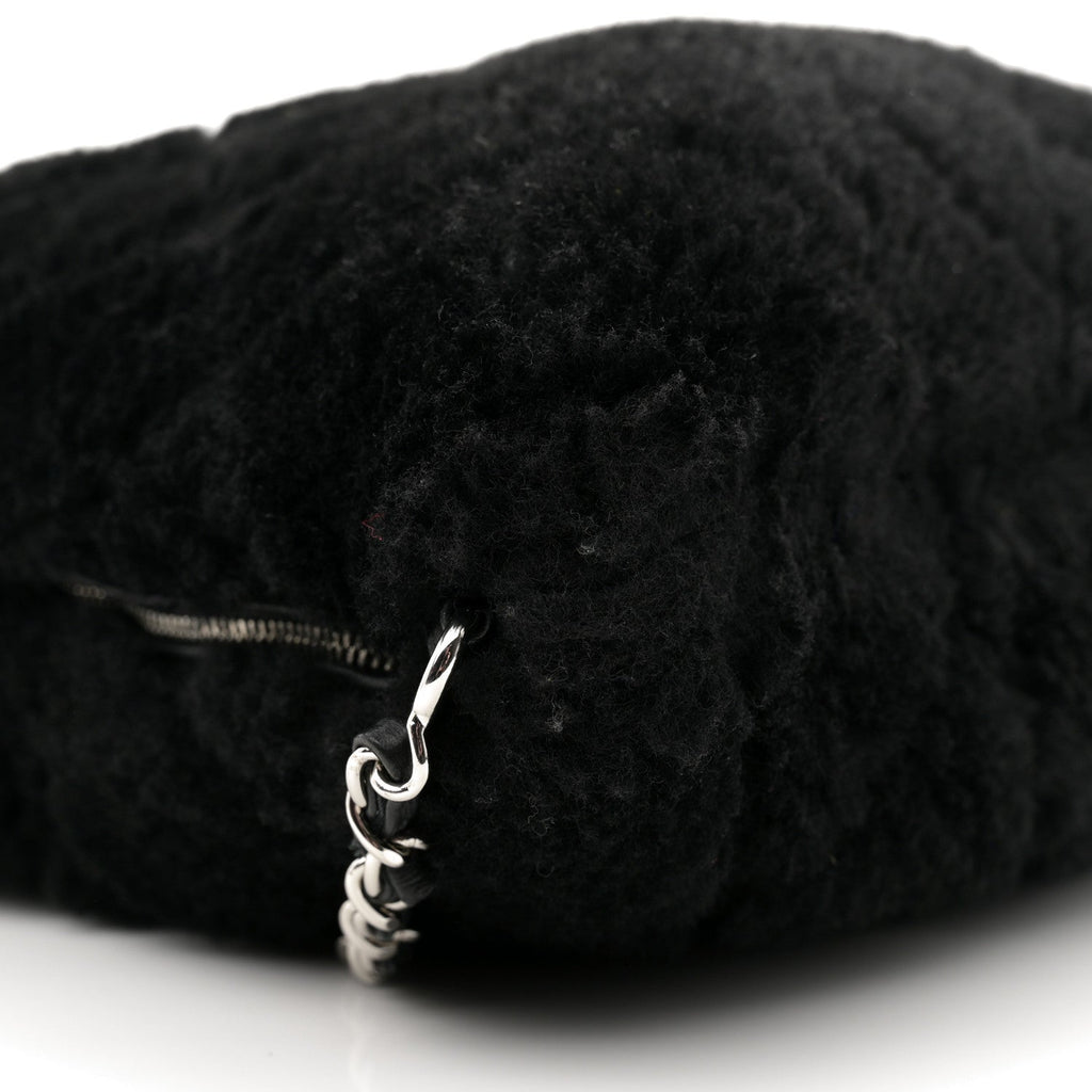 Shearling Lambskin CC Backpack Black