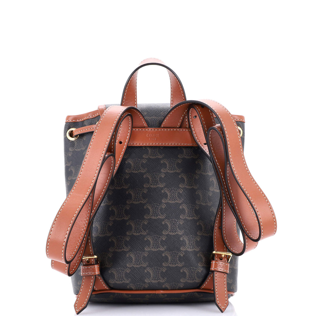 Folco Backpack Triomphe Coated Canvas Mini