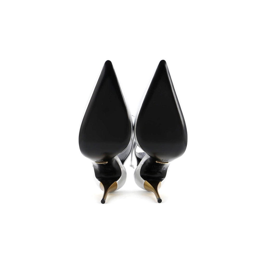 Women's Laced Up Ankle Cuff Pumps Leather