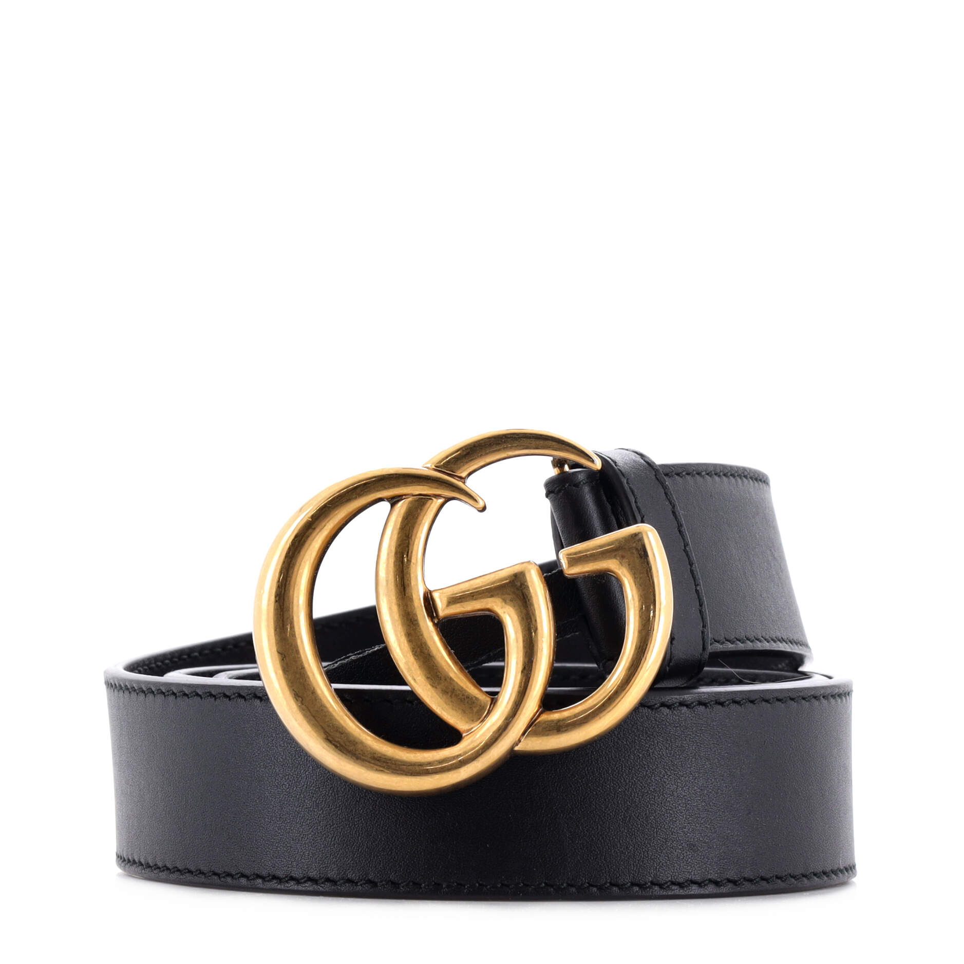 GG Marmont Belt Leather Medium 75