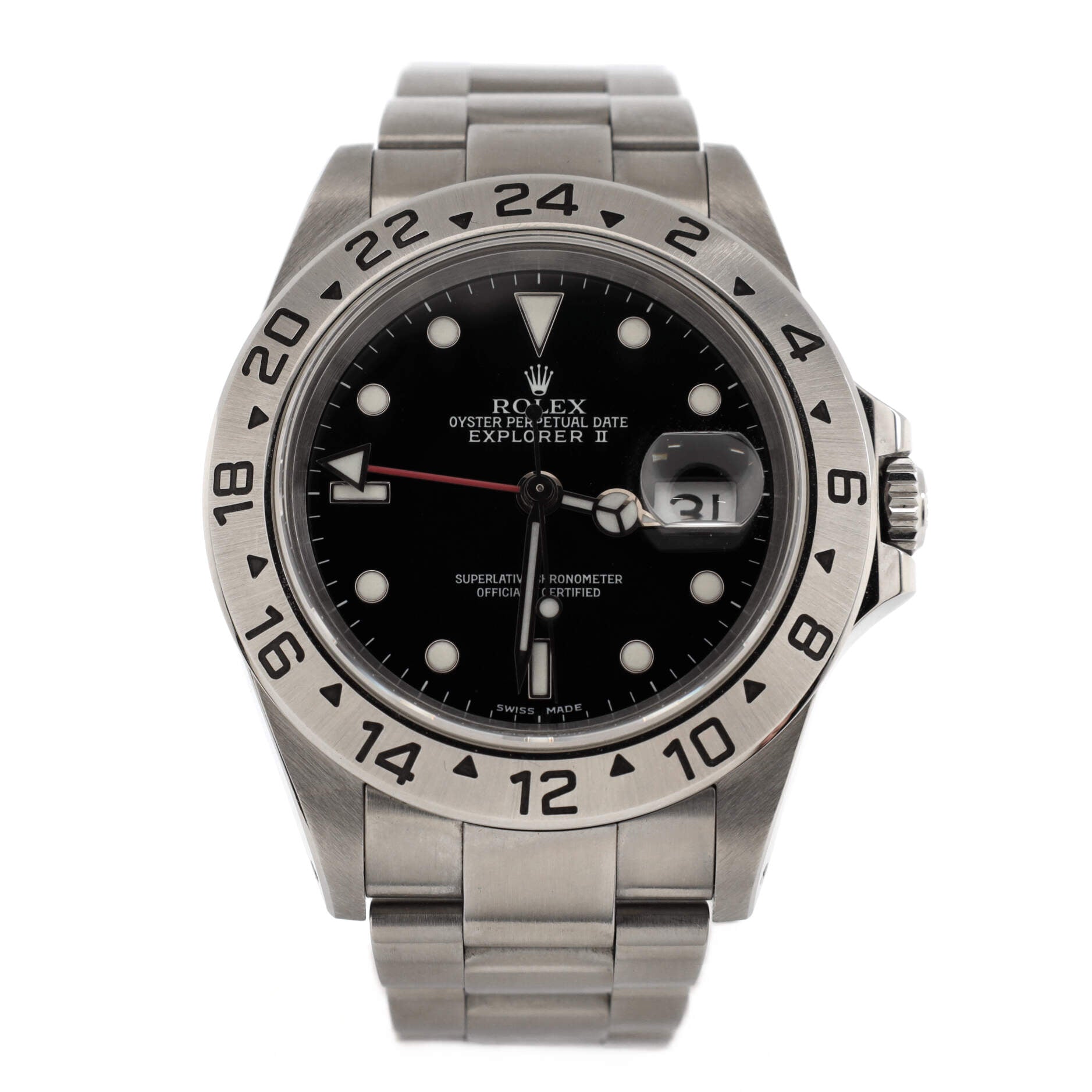 Oyster Perpetual Explorer II Automatic Watch Stainless Steel 40
