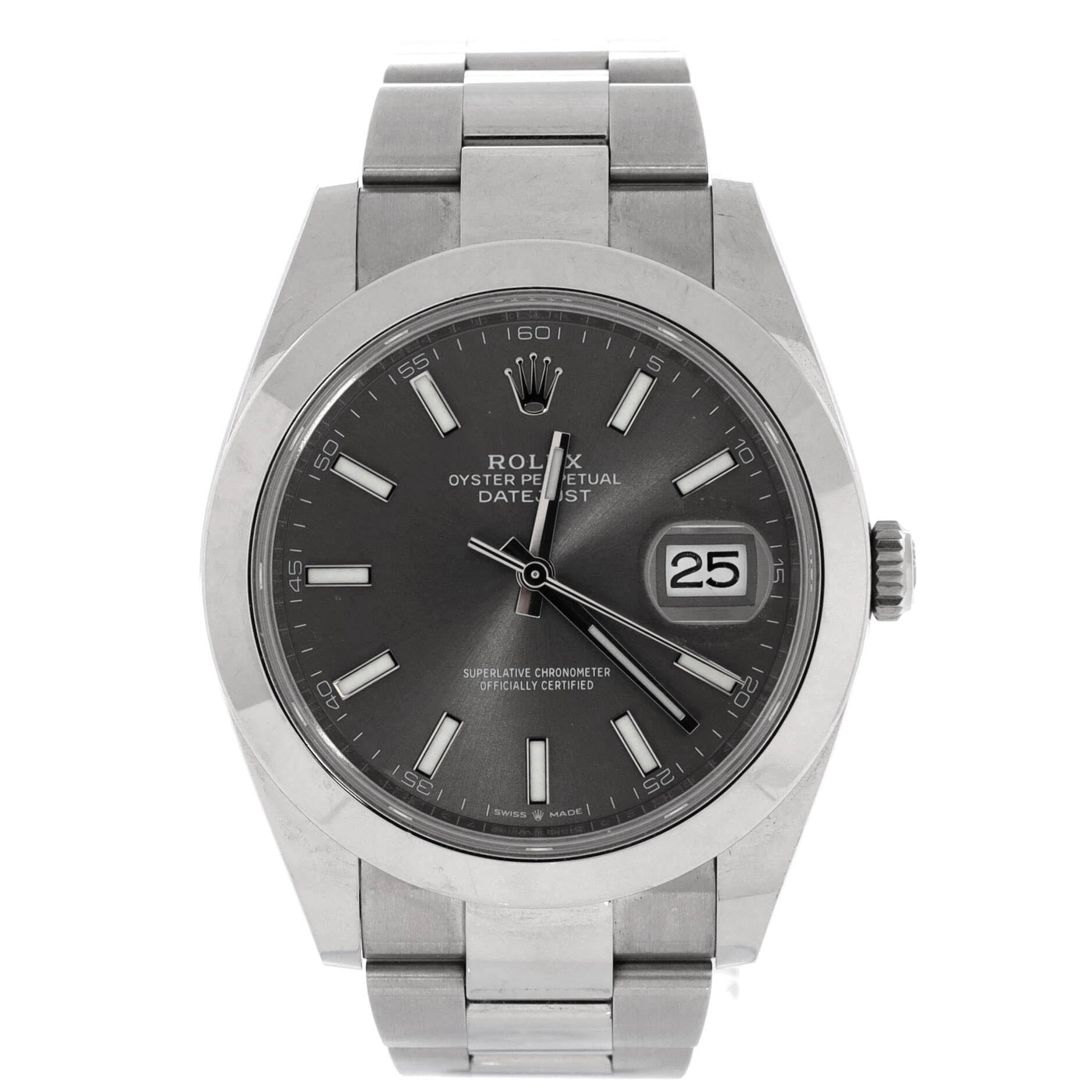 Oyster Perpetual Datejust Automatic Watch Stainless Steel 41