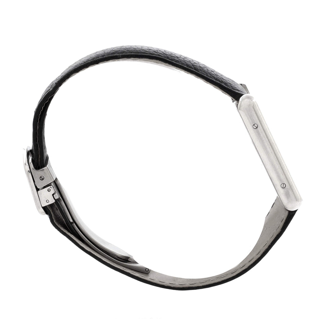 Tank Solo Quartz Watch Stainless Steel and Leather 27