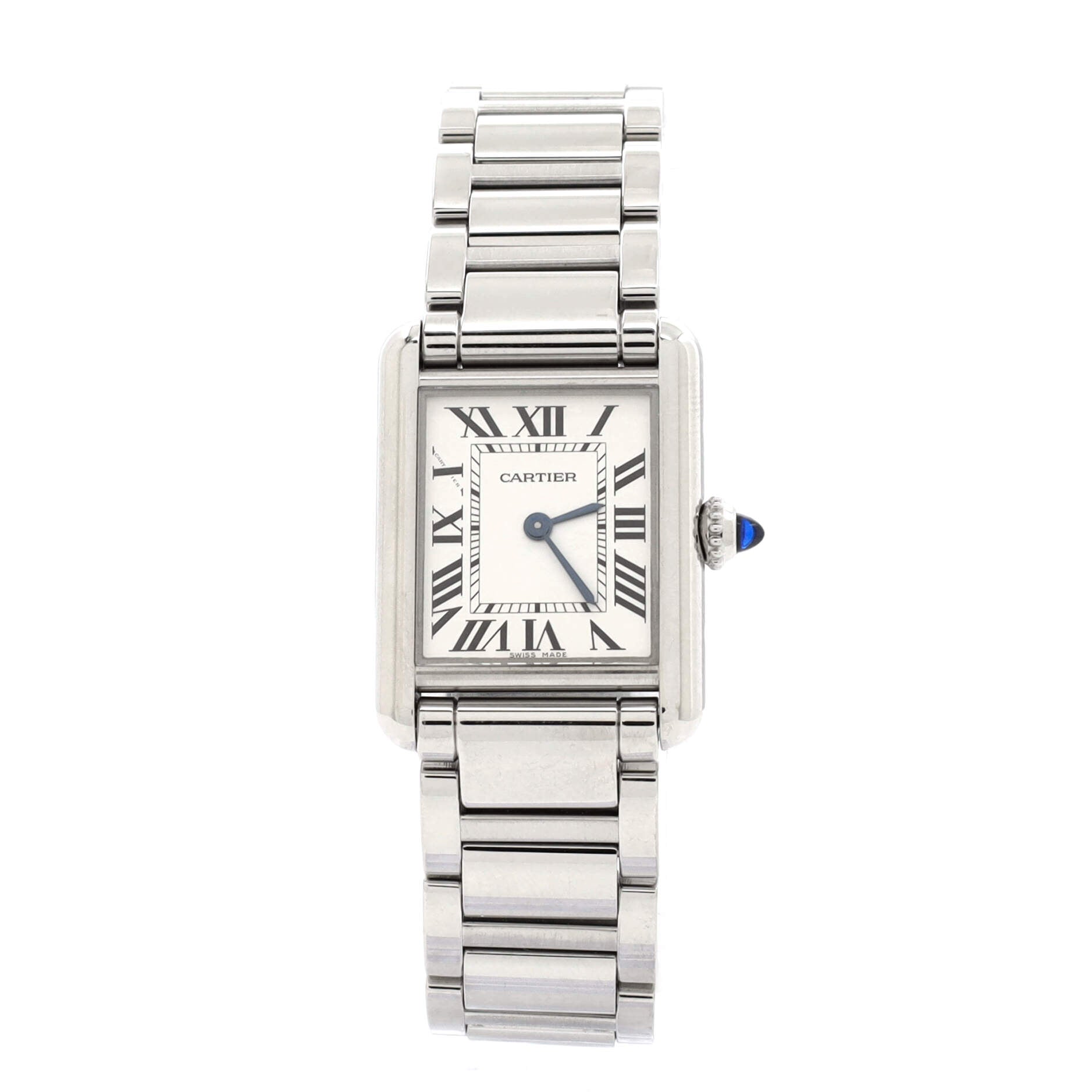 Must de Cartier Tank Quartz Watch Stainless Steel 22