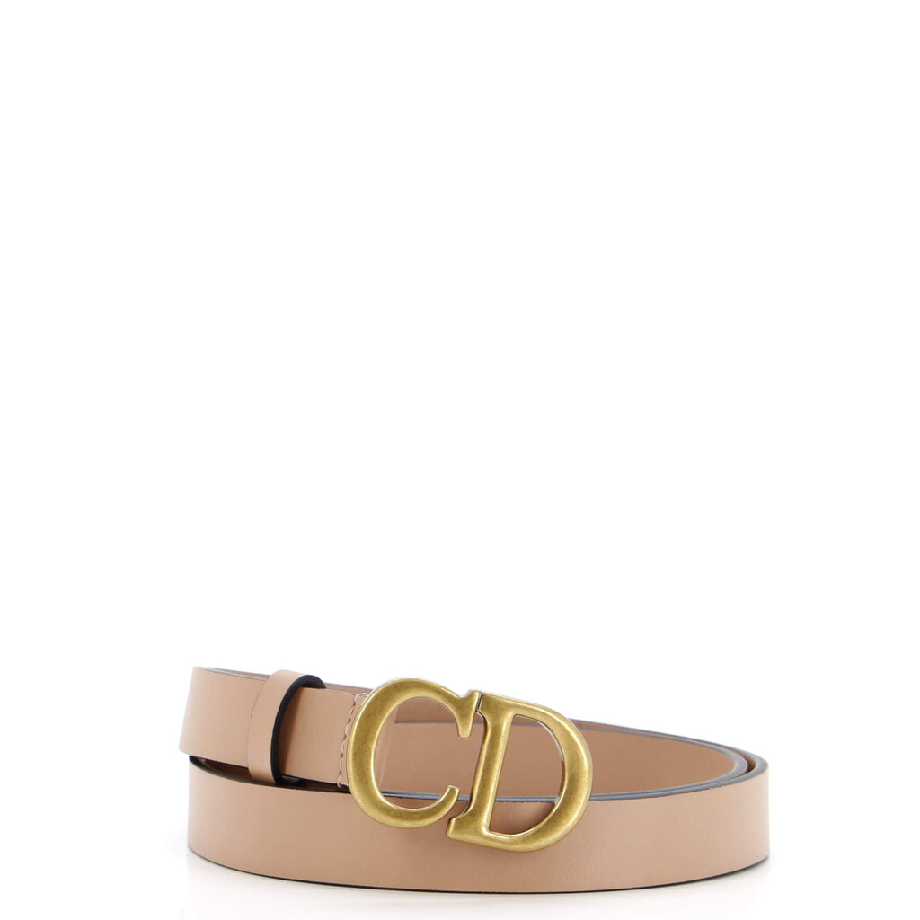 Saddle Belt Leather Thin 75
