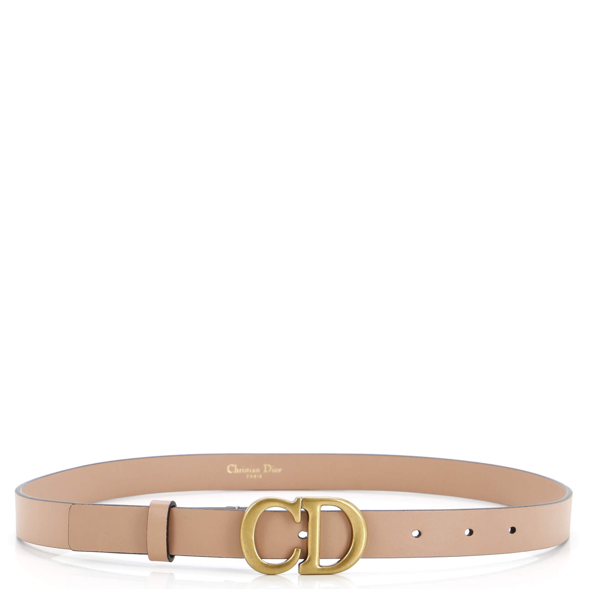 Saddle Belt Leather Thin 75