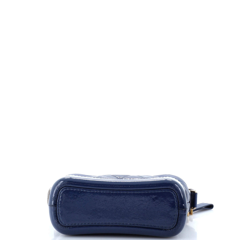 Gabrielle Hobo Quilted Goatskin and Patent Small