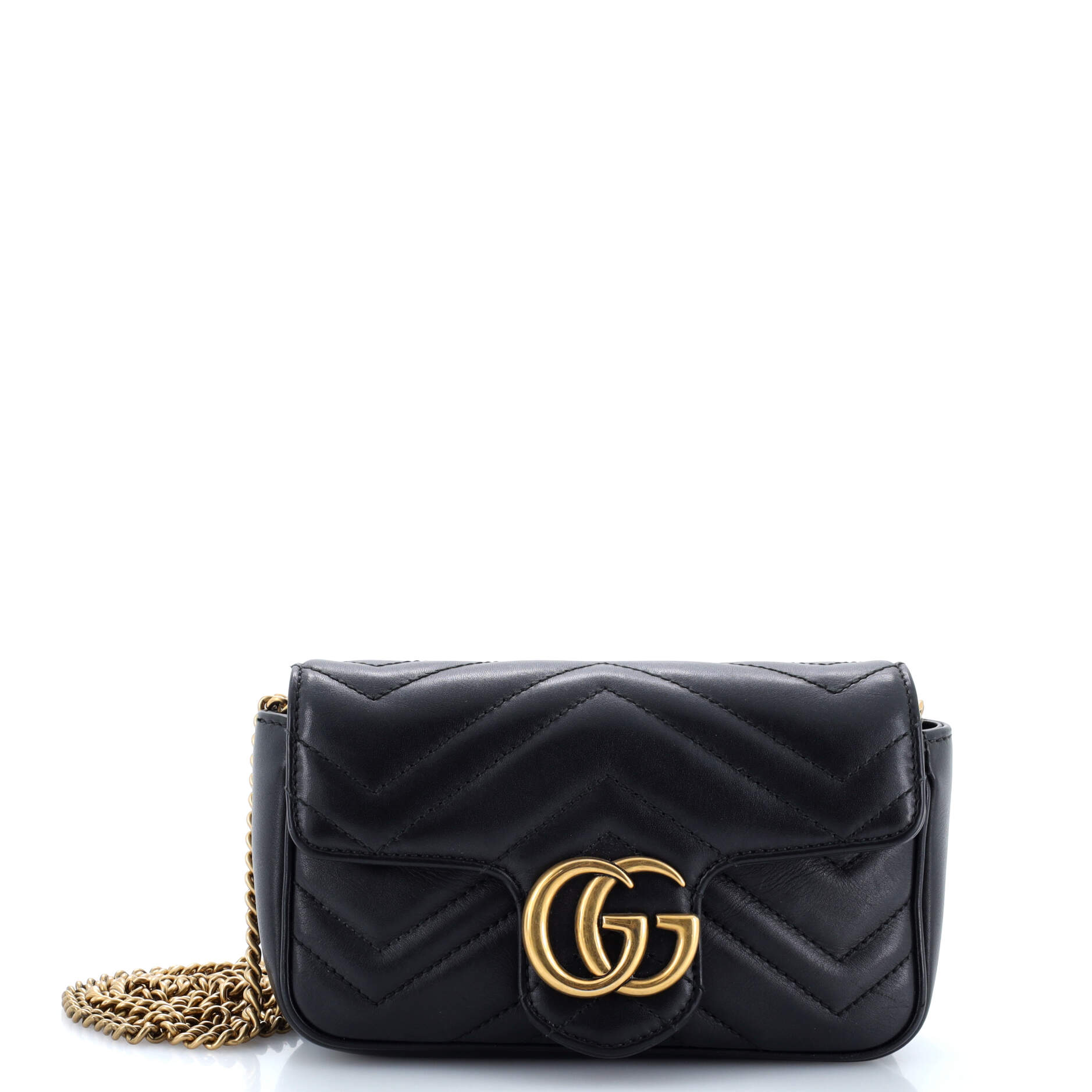 GG Marmont Flap Bag Matelasse Leather Super Mini