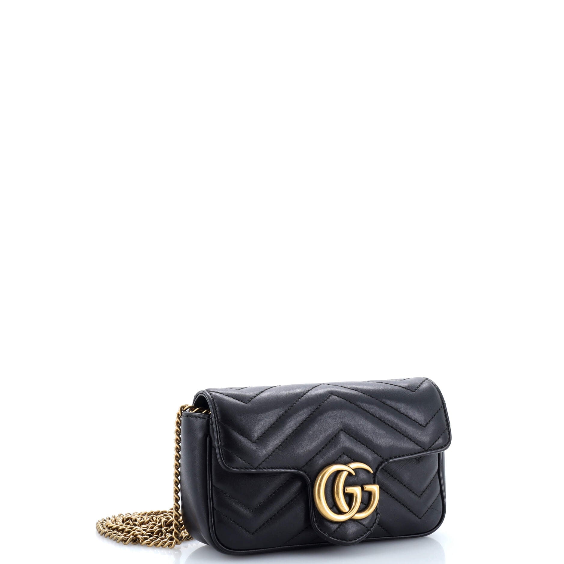 GG Marmont Flap Bag Matelasse Leather Super Mini
