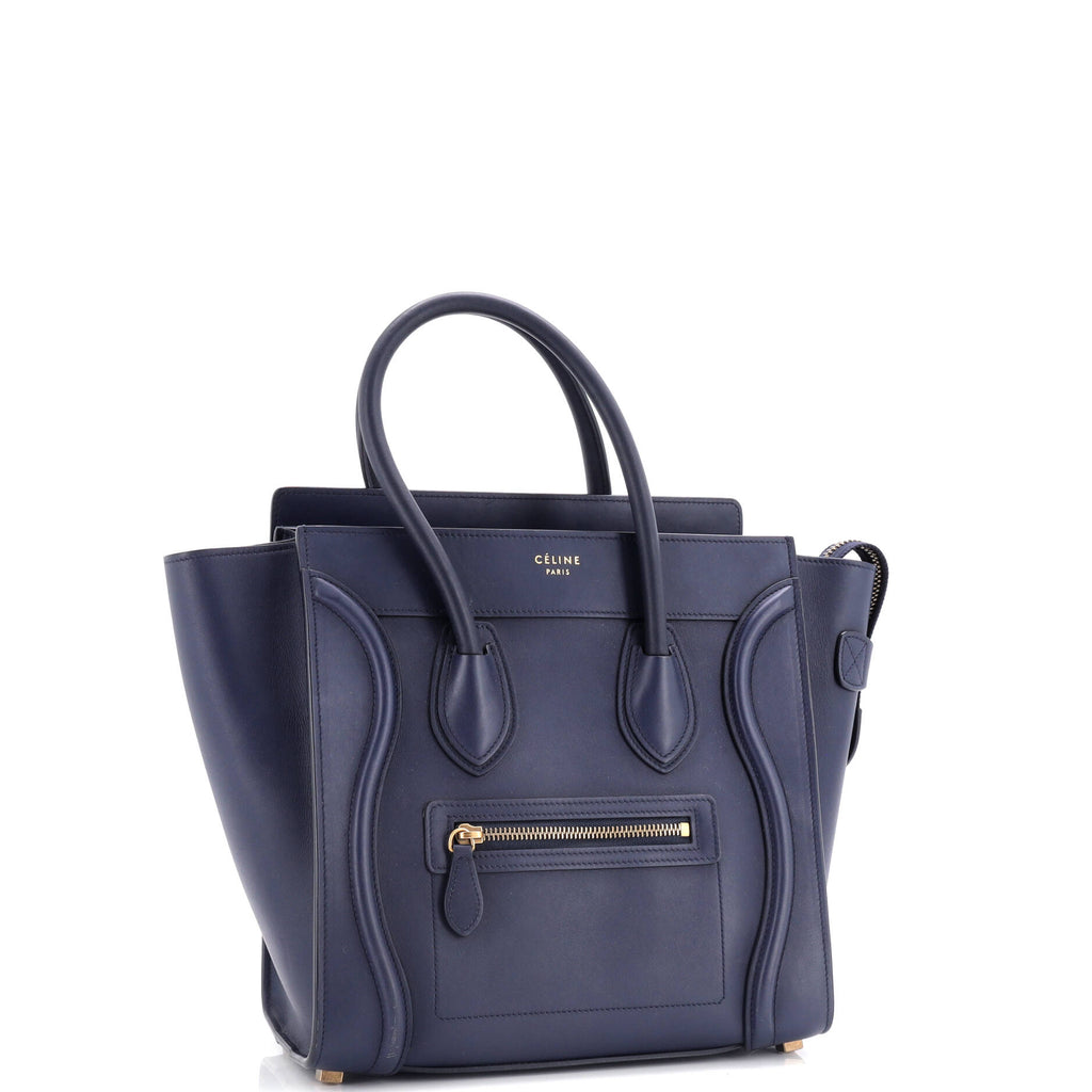 Luggage Bag Smooth Leather Micro