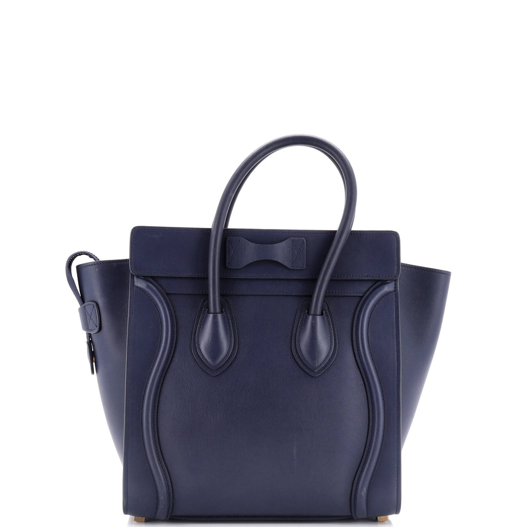 Luggage Bag Smooth Leather Micro
