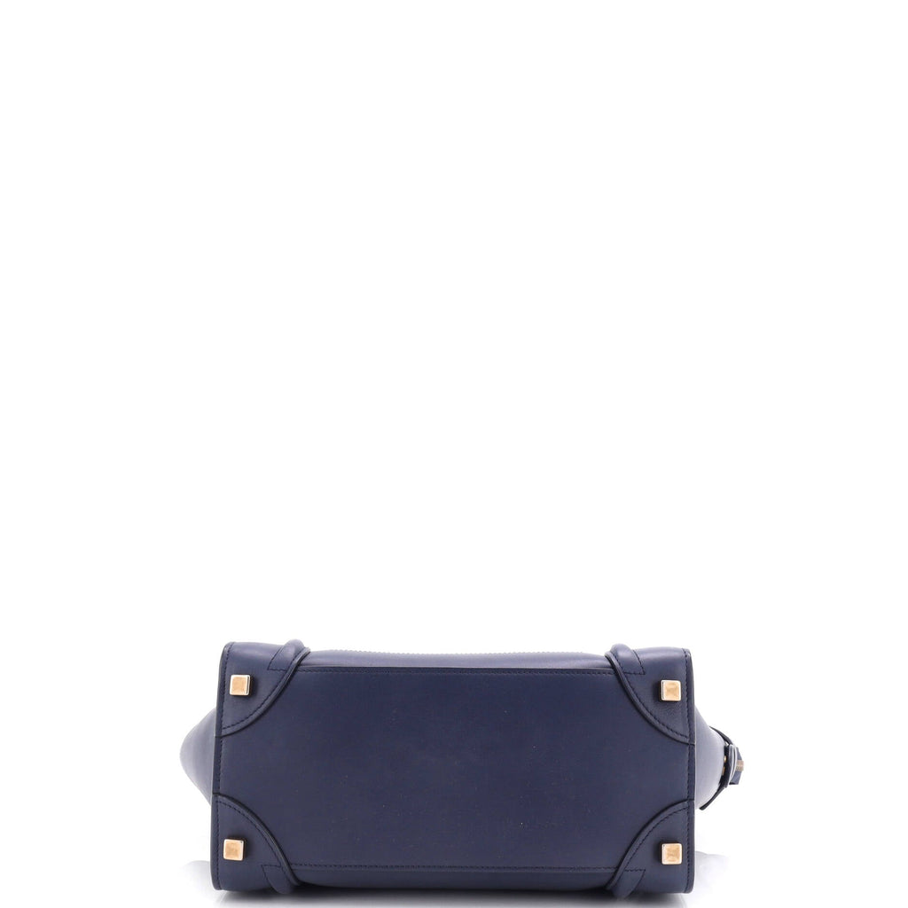 Luggage Bag Smooth Leather Micro