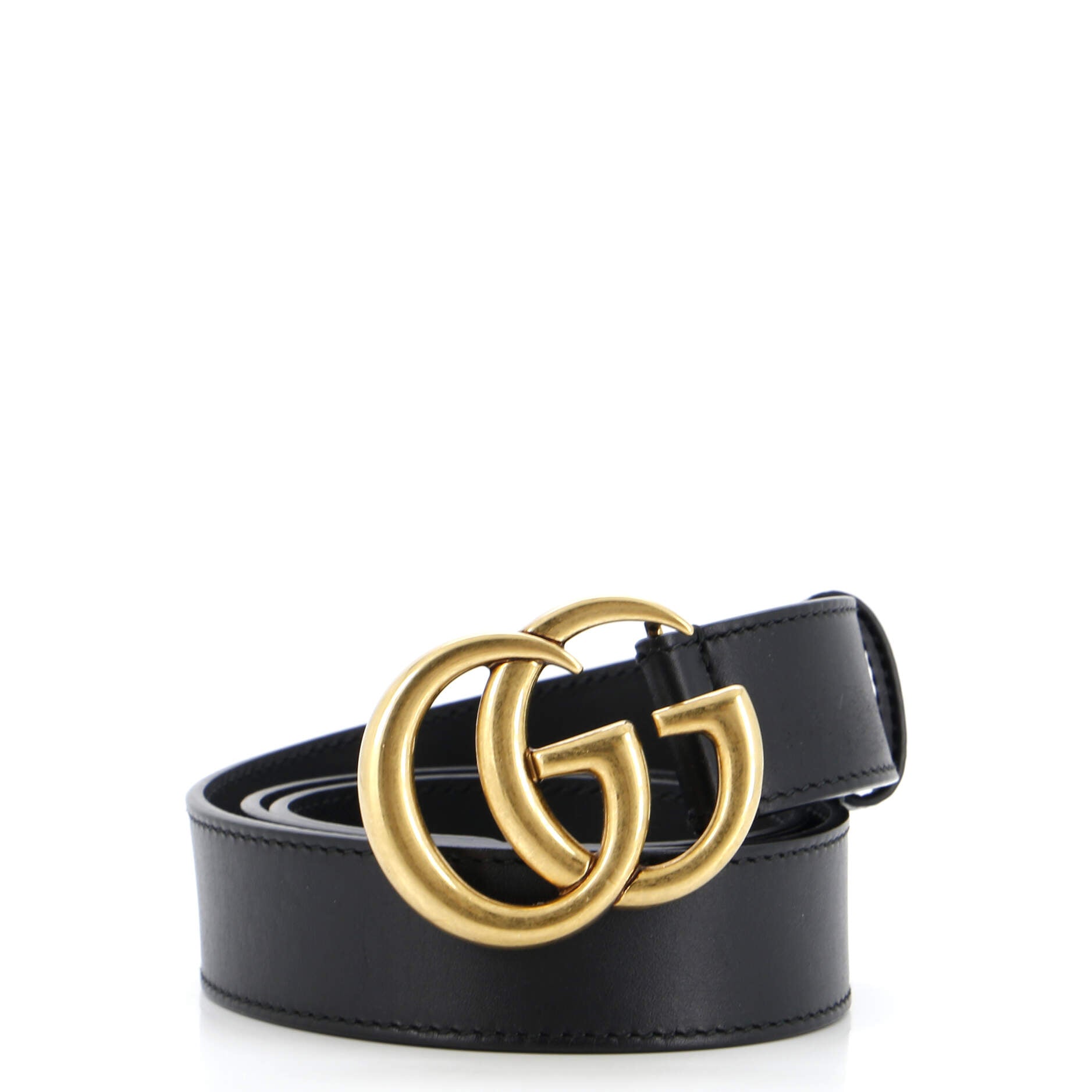 GG Marmont Belt Leather Medium 75