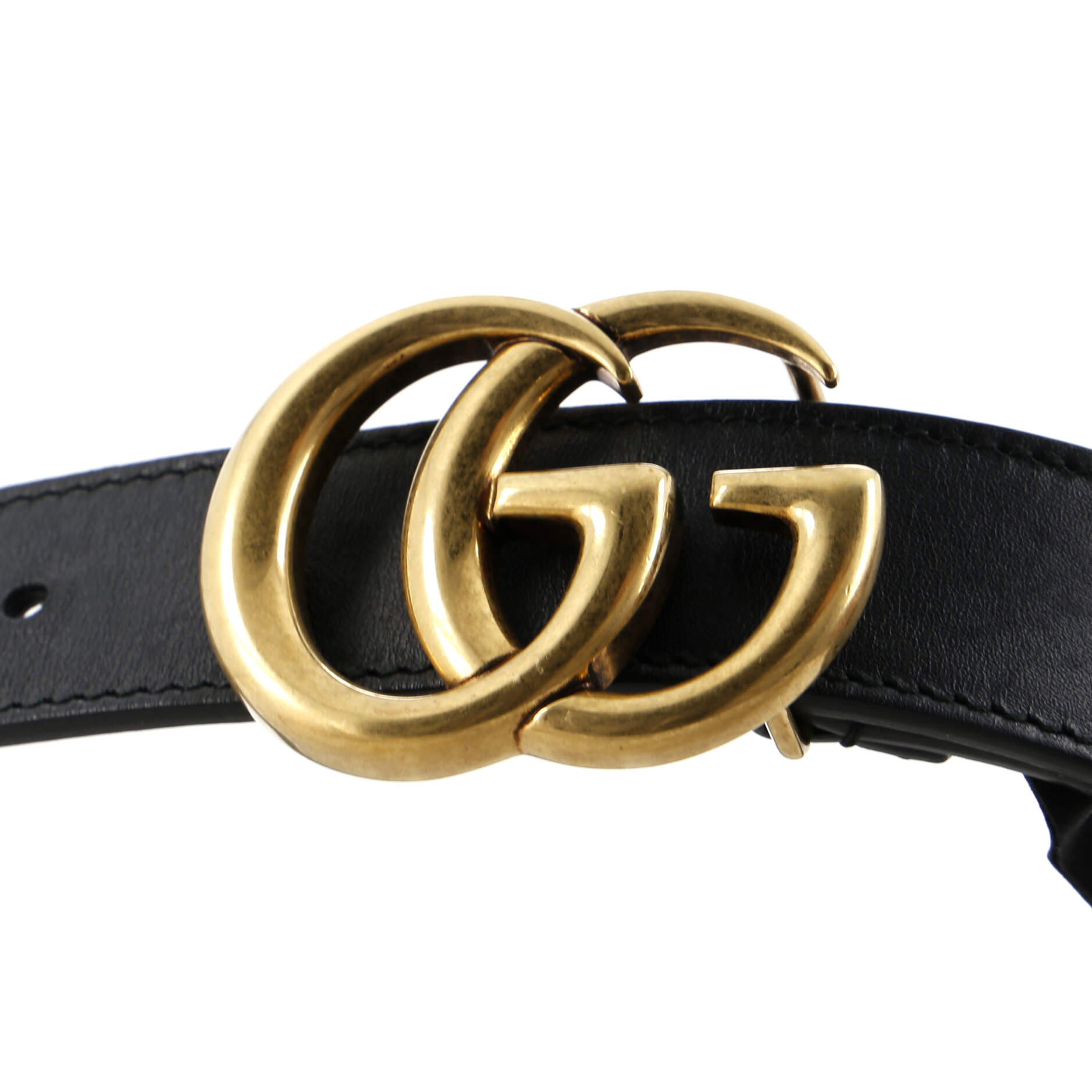 GG Marmont Belt Leather Medium 75