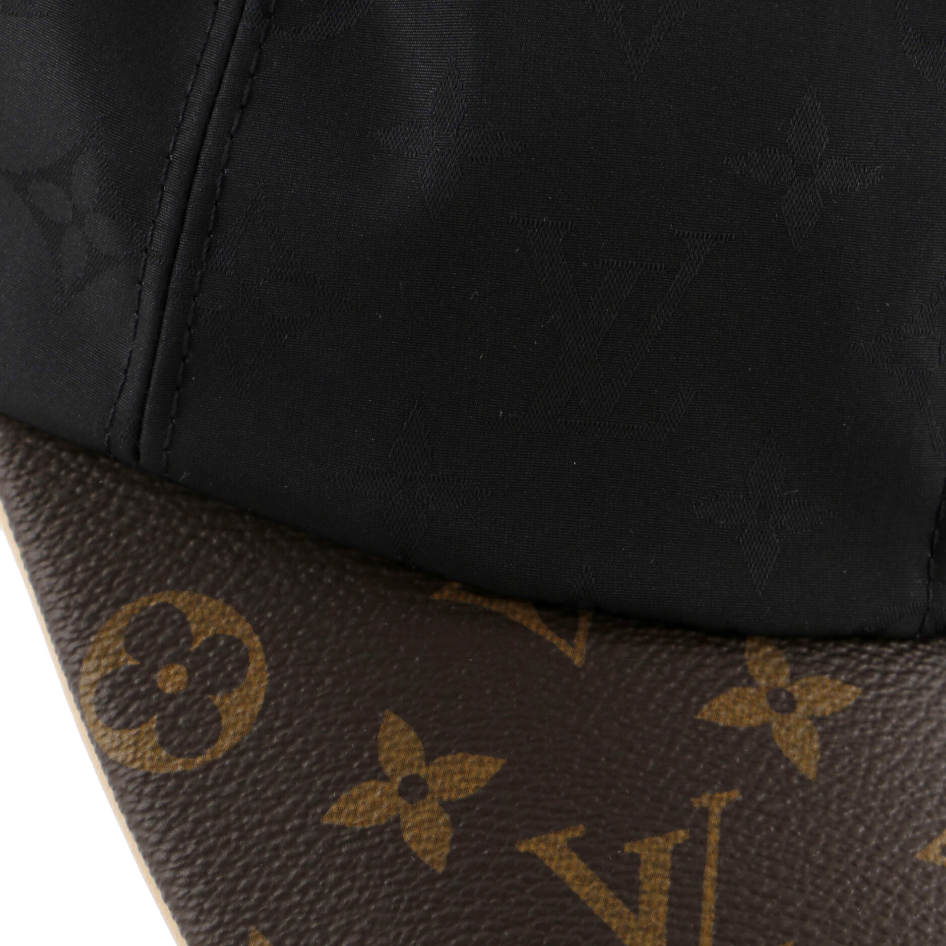 Cap Ou Pas Baseball Hat Monogra Nylon with Monogram Canvas