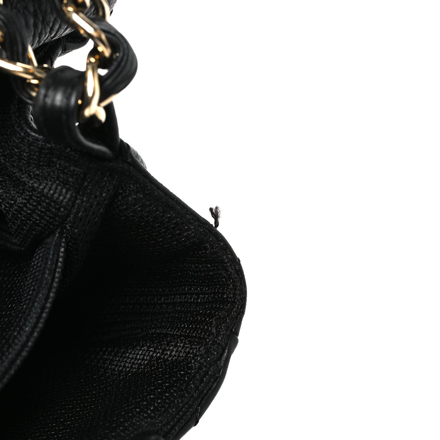 Calfskin Quilted XXL Travel Flap Bag Black