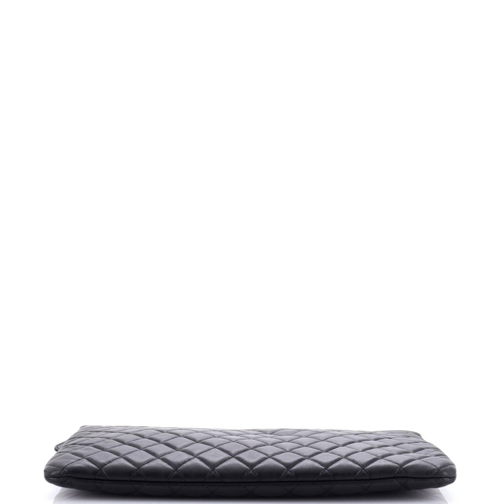 Boy O Case Clutch Quilted Lambskin Large