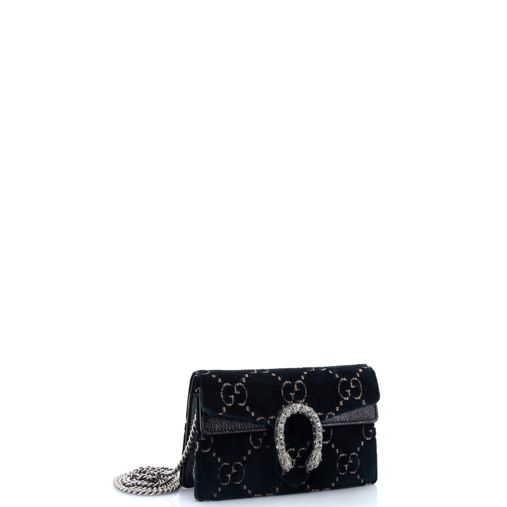 Dionysus Bag GG Velvet Super Mini