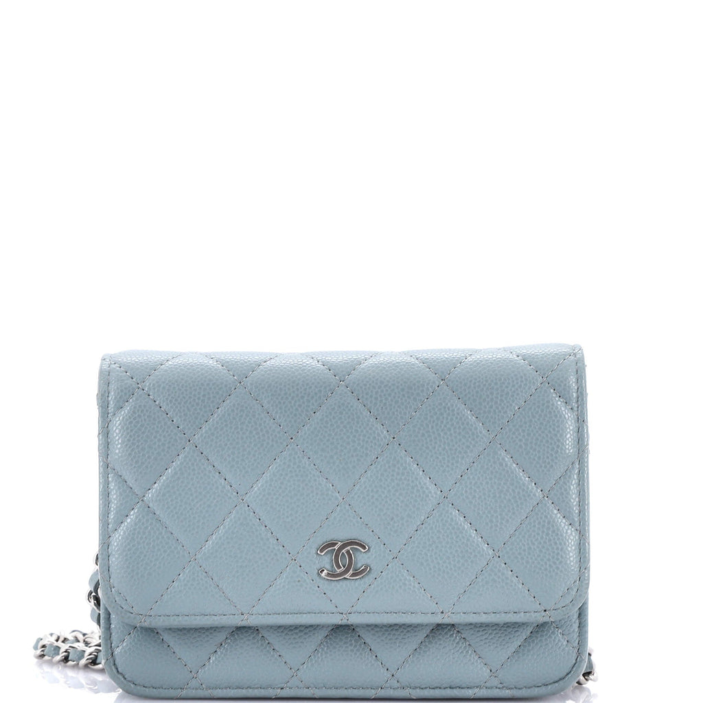 Wallet on Chain Quilted Caviar Mini