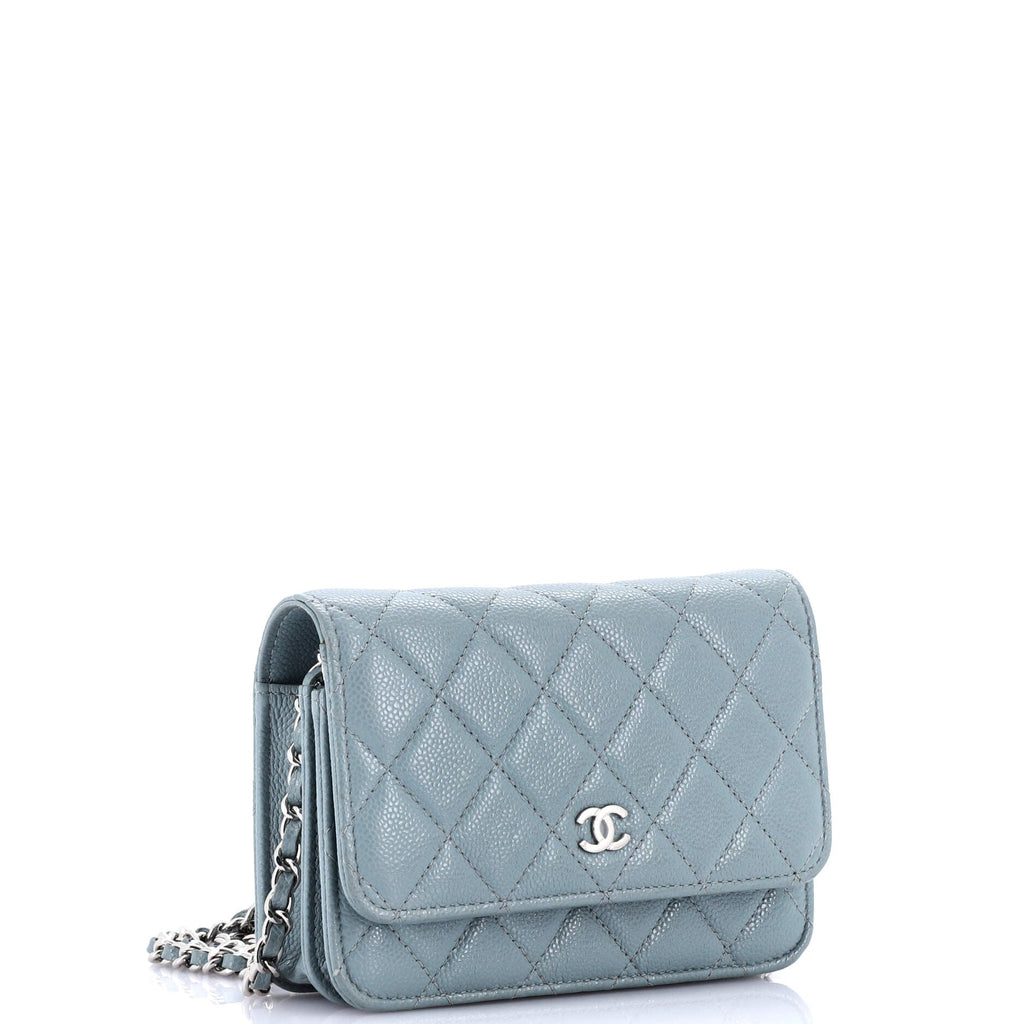 Wallet on Chain Quilted Caviar Mini