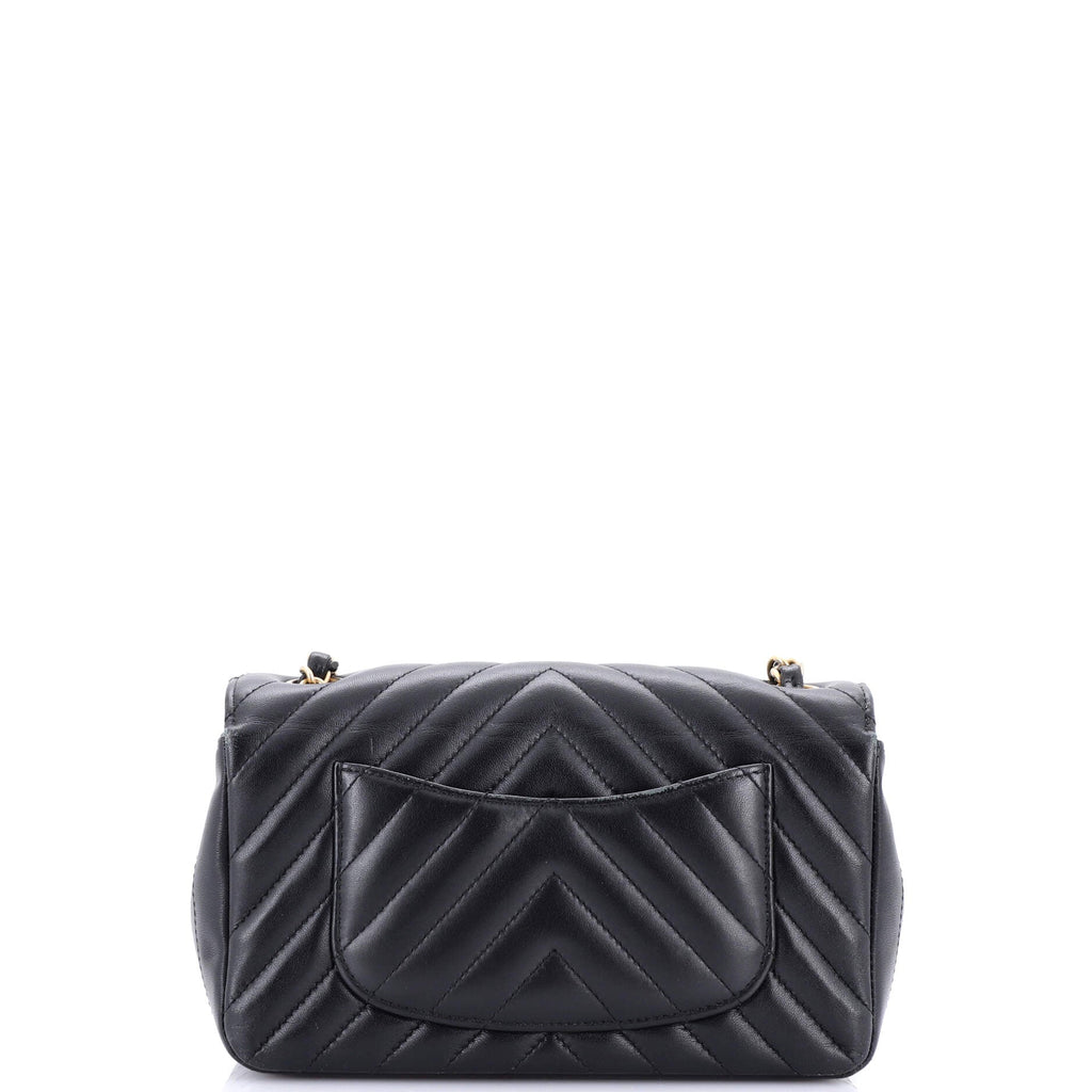 Classic Single Flap Bag Chevron Lambskin Mini