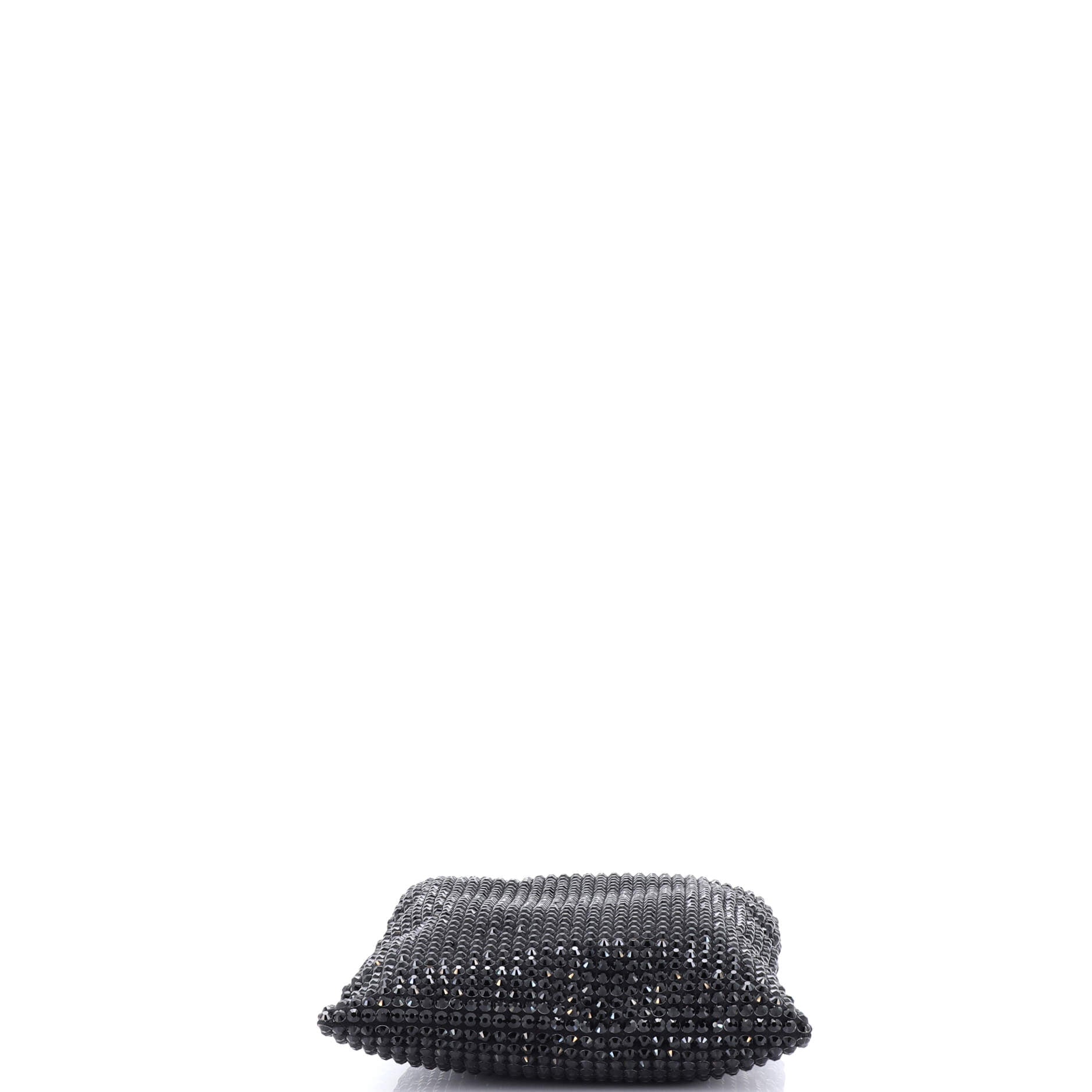 Convertible Open Tote Crystal Embellished Satin Mini