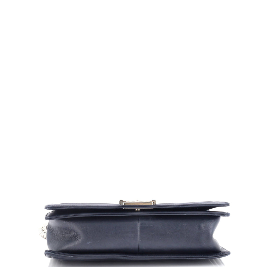 Boy Flap Bag Chevron Calfskin New Medium