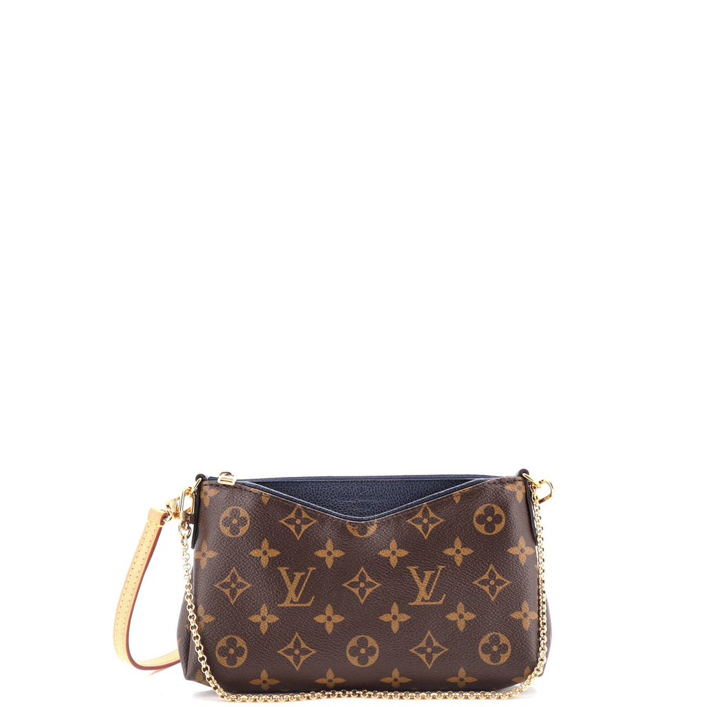 Pallas Clutch Monogram Canvas with Leather