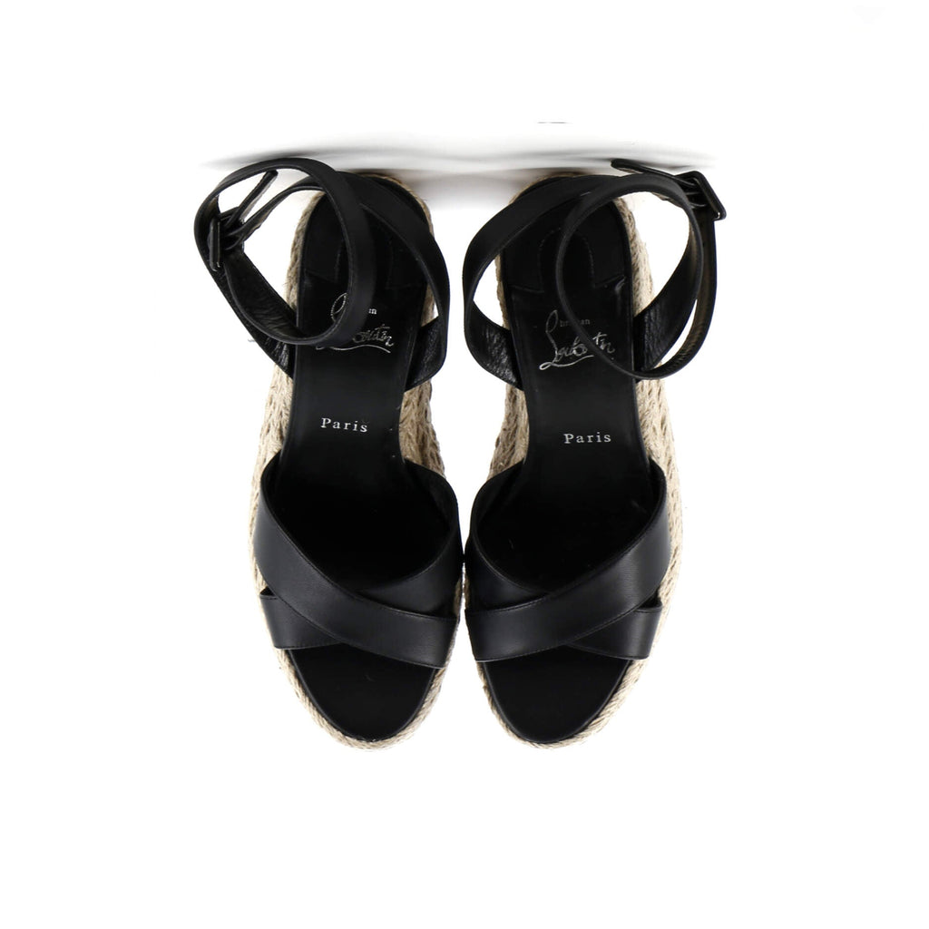 Women's Mariza Zeppa Espadrille Wedge Sandals Leather 130