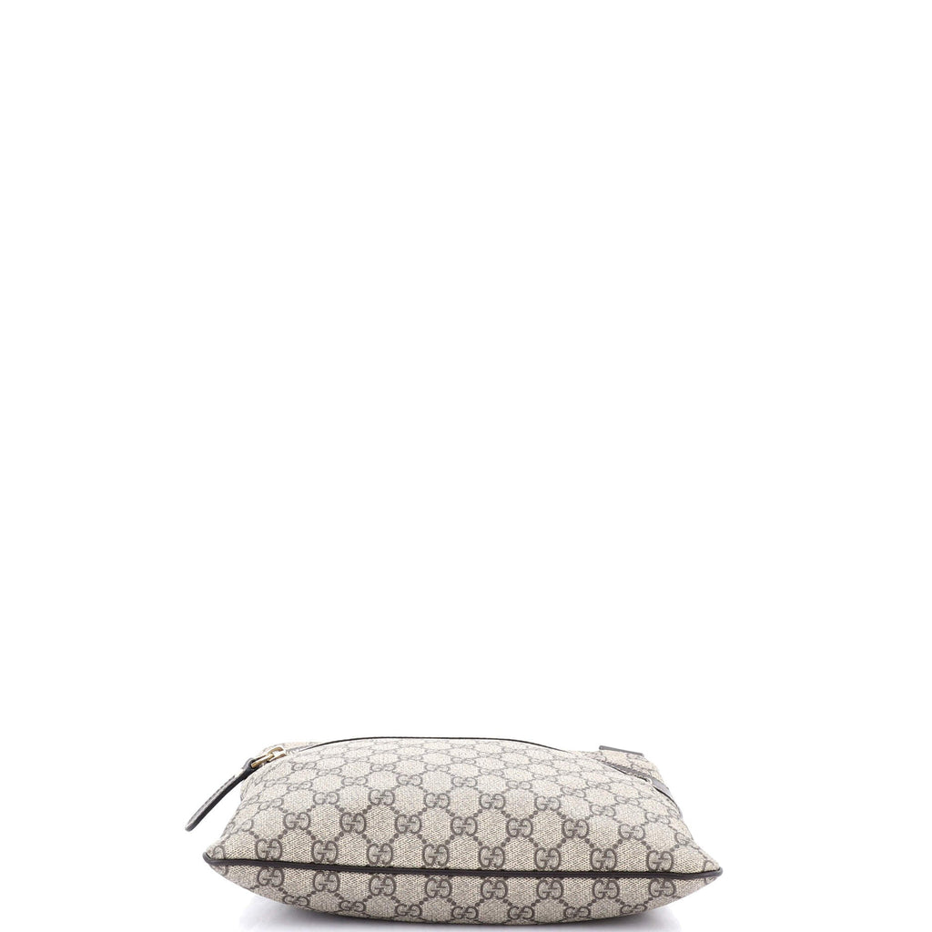 Flat Messenger Bag GG Coated Canvas Medium