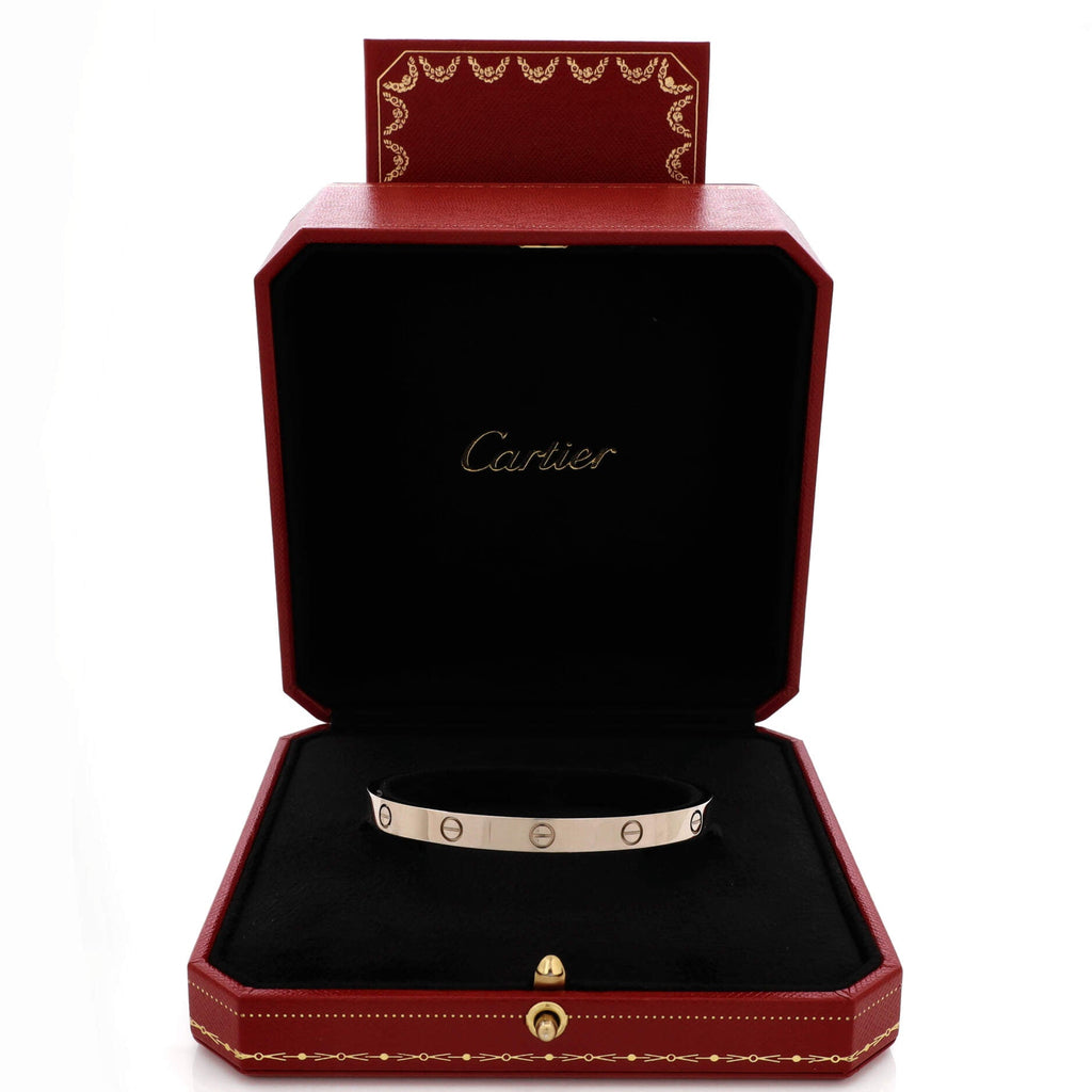 Love Cuff Bracelet 18K White Gold