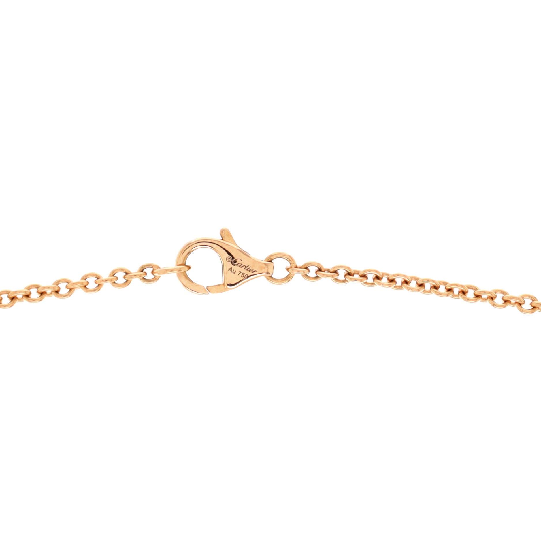 Love Interlocking Necklace 18K Rose Gold