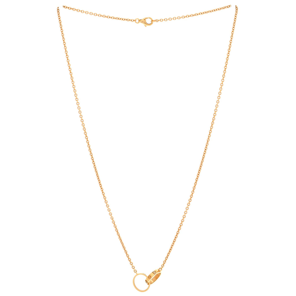 Love Interlocking Necklace 18K Rose Gold