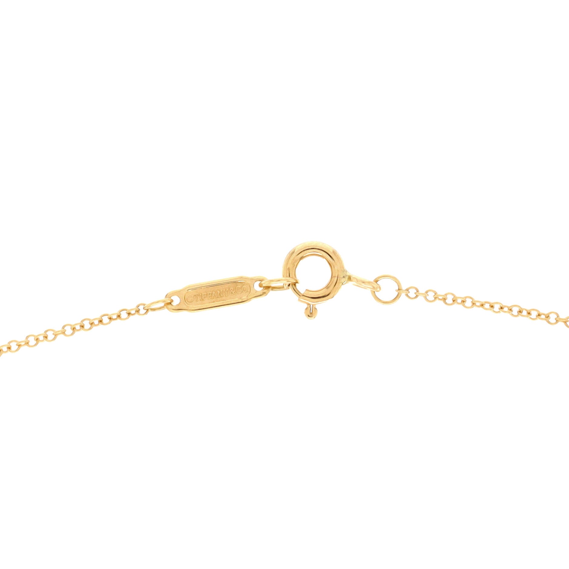 Fleur de Lis Key Bar Pendant Necklace 18K Yellow Gold and Diamonds