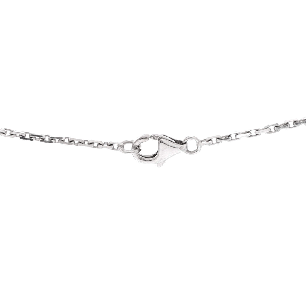 Love Interlocking Necklace 18K White Gold and Diamonds