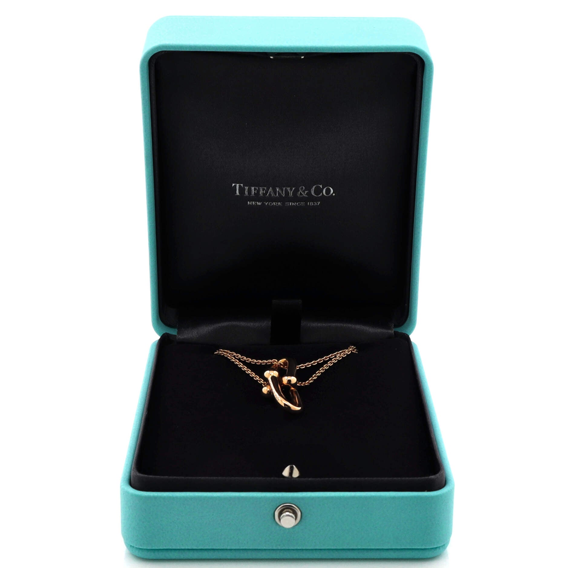 HardWear Double Link Pendant Necklace 18K Rose Gold