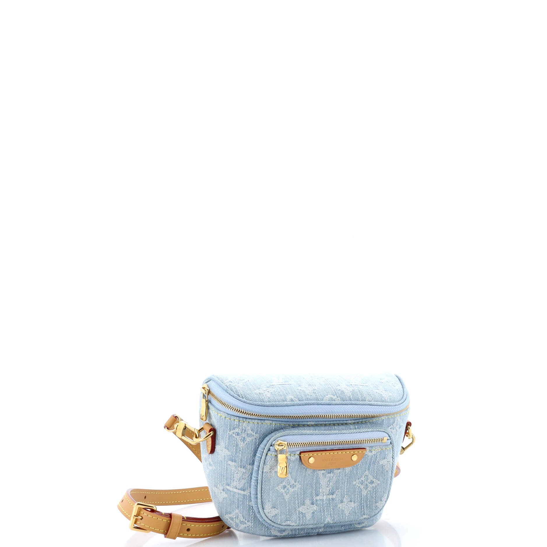 Bum Bag Monogram Denim Mini