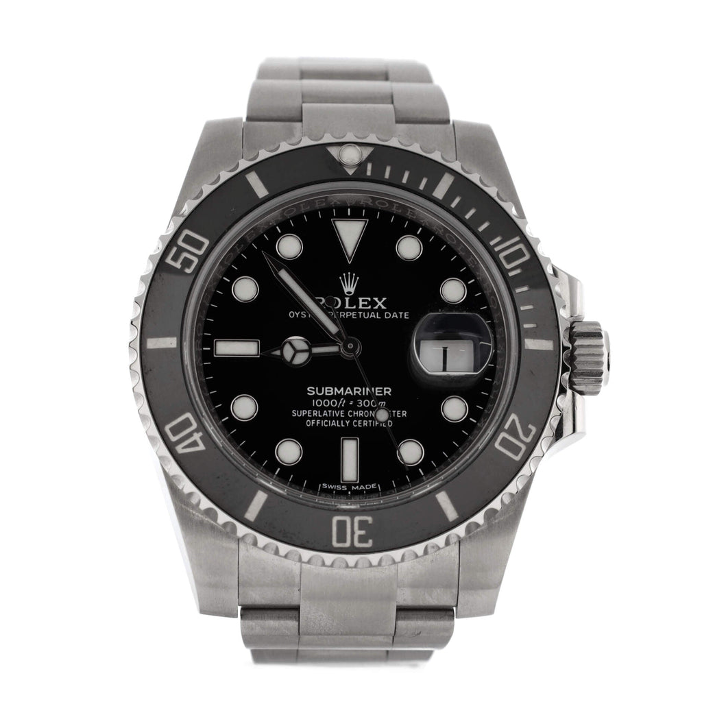 Oyster Perpetual Submariner Date Automatic Watch Stainless Steel and Cerachrom 40