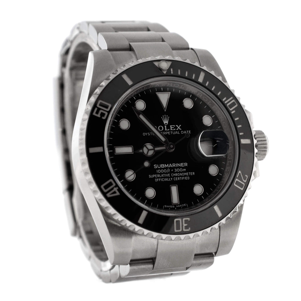 Oyster Perpetual Submariner Date Automatic Watch Stainless Steel and Cerachrom 40