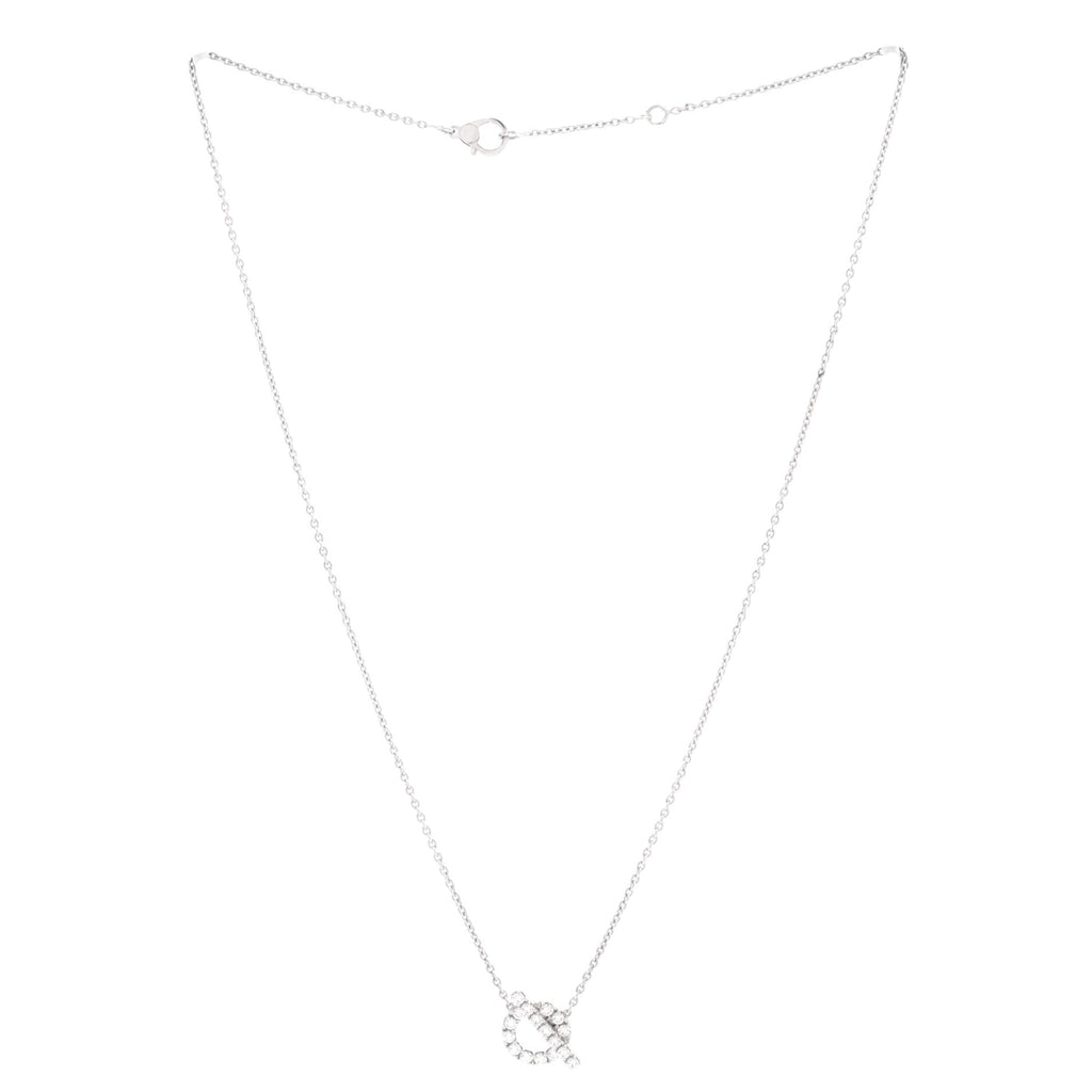 Finesse Pendant Necklace 18K White Gold and Diamonds