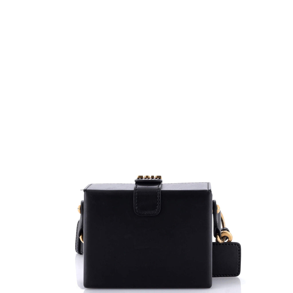 Dioraddict Lockbox Bag Leather Small