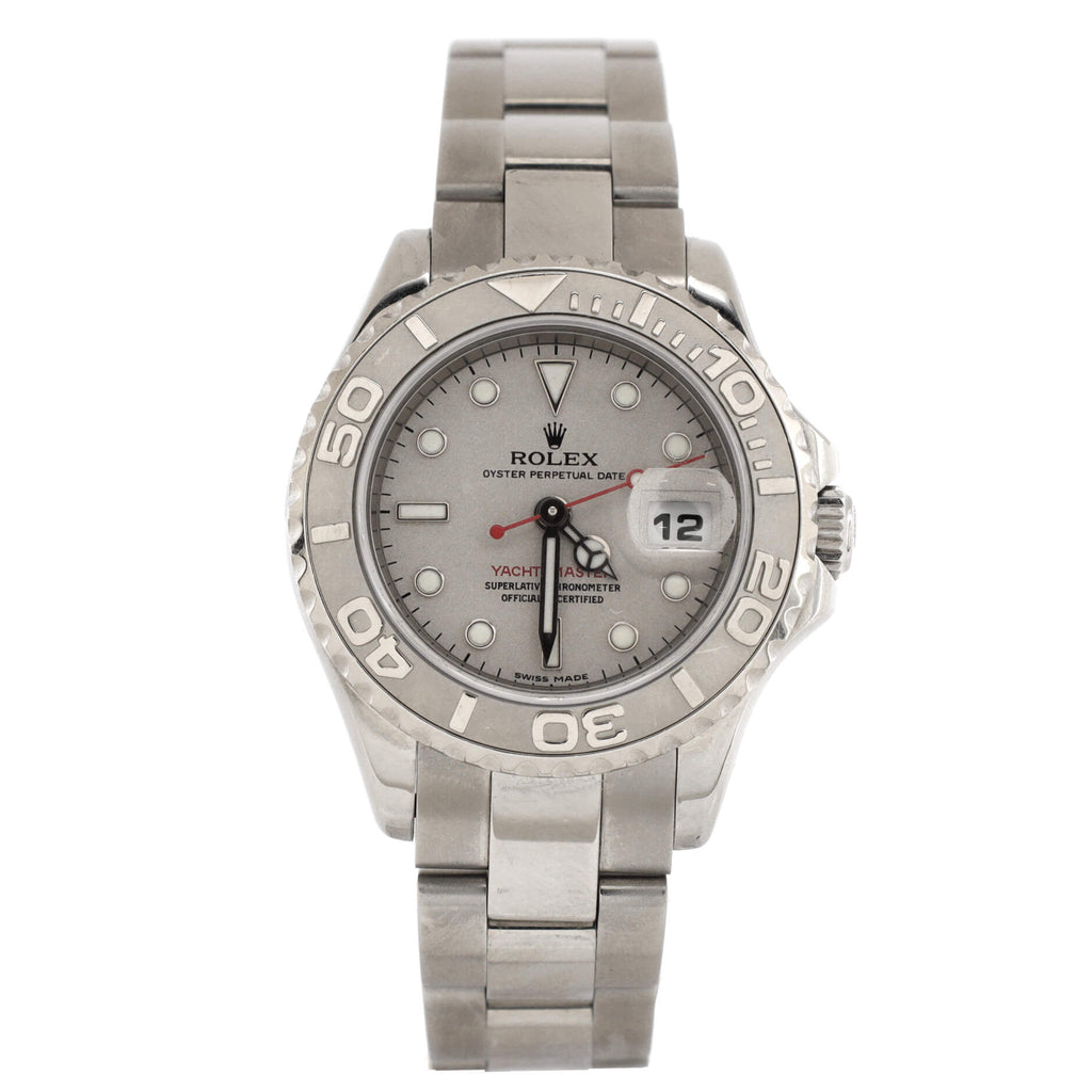 Oyster Perpetual Yacht-Master Automatic Watch Stainless Steel and Platinum 29