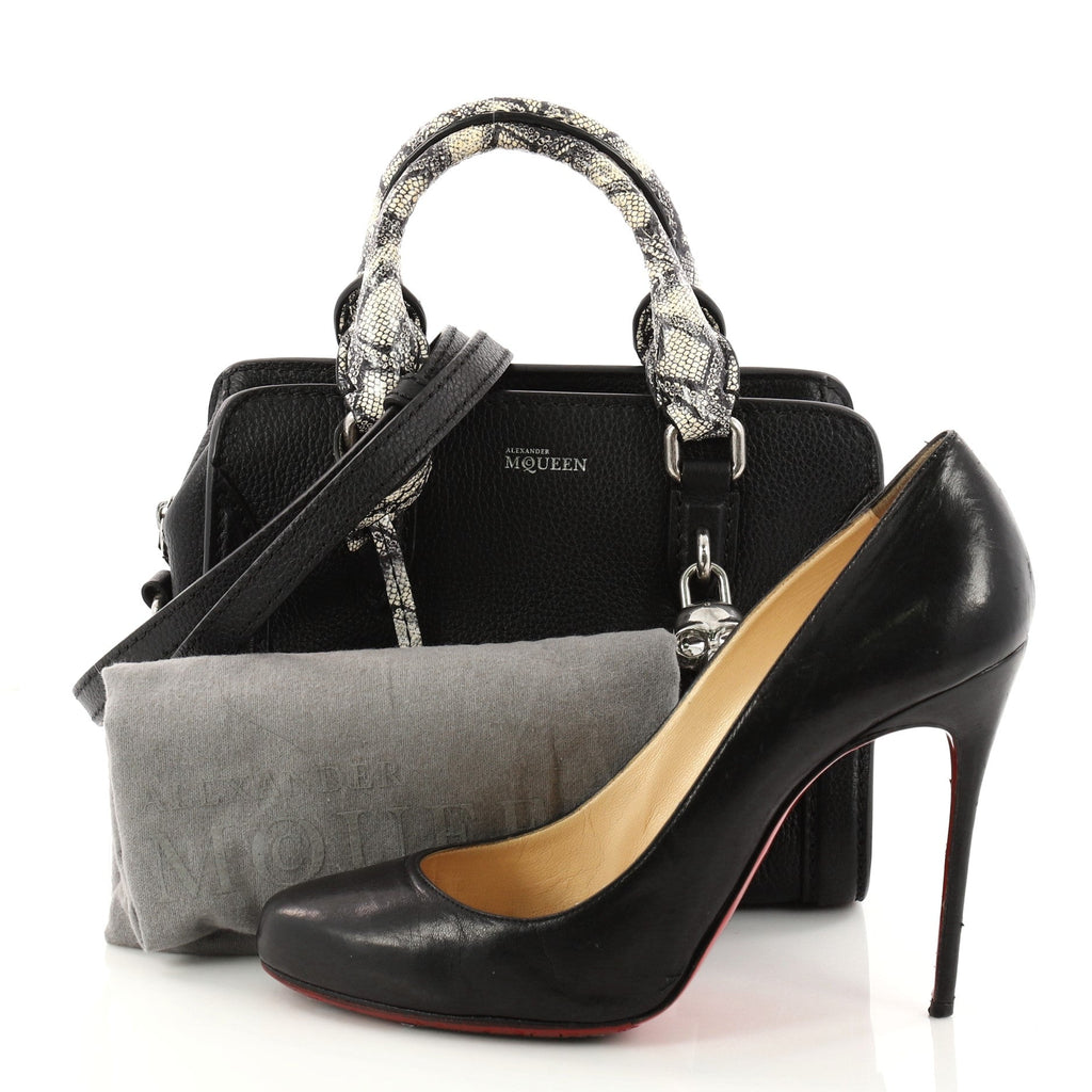 Padlock Zip Around Tote Leather Mini