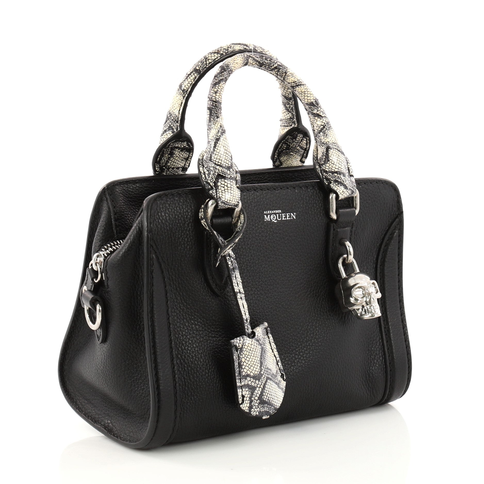 Padlock Zip Around Tote Leather Mini