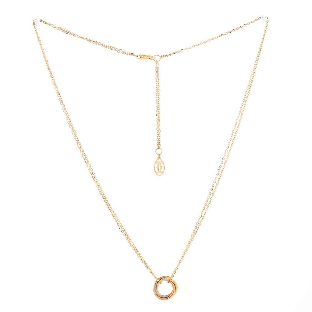 Trinity Choker Necklace 18K Tricolor Gold
