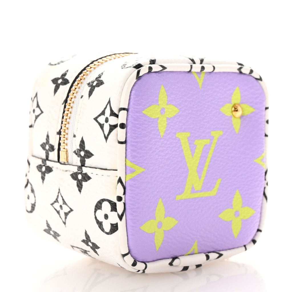 Monogram Giant Cube Coin Purse Pink