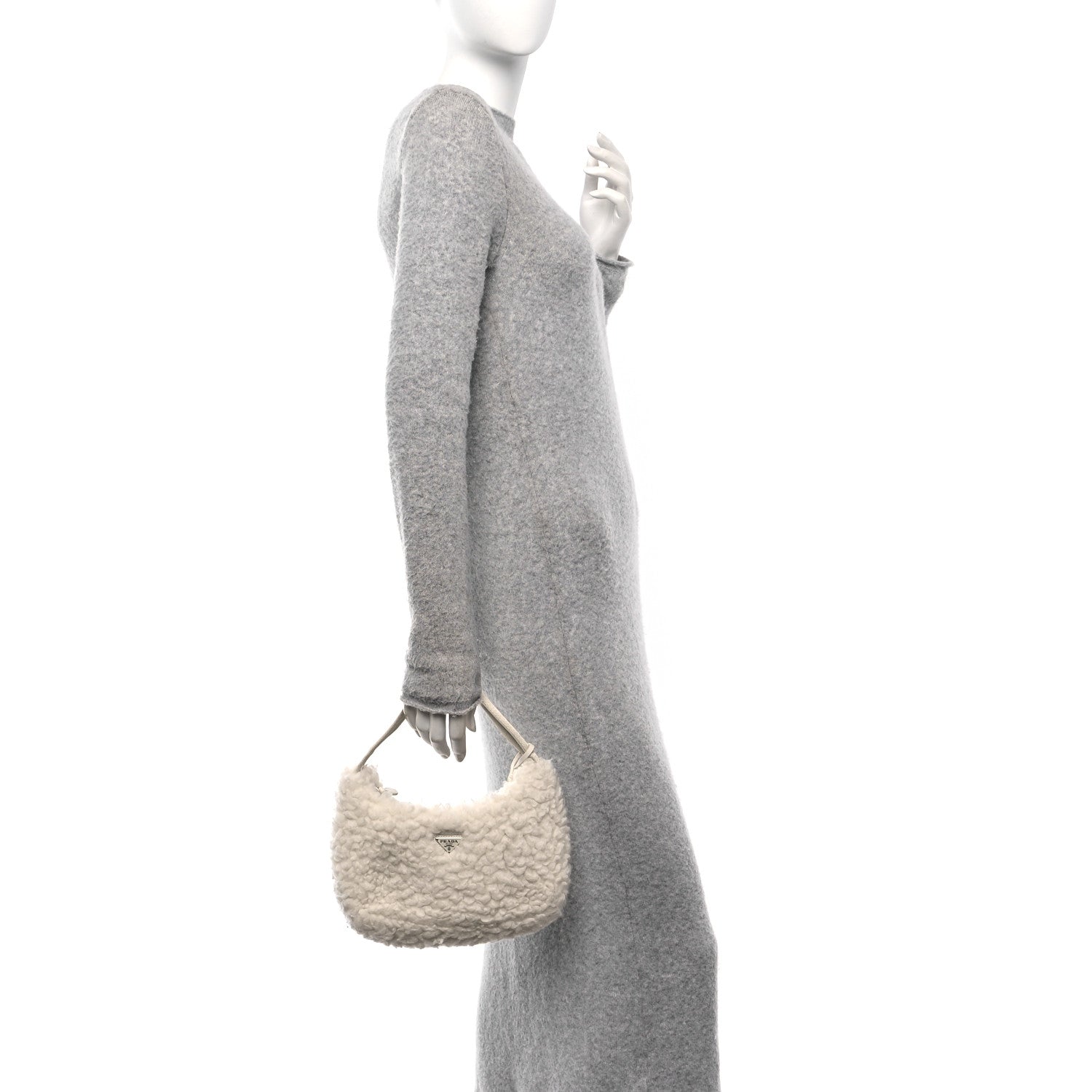 Cashmere Mini Re-Edition 2000 Bag Naturale